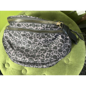 Emmafy Go Free Leopard Bum Bag Purse, Black